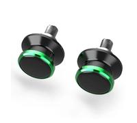 Diabolos para Caballete Moto Para KAWASAKI Para Ninja250R Para Ninja 250R Para Ninja250 R 2008-2012 Tornillos Deslizantes Para Basculante De Motocicleta Para Mantenimiento Diario(Verde,10MM)