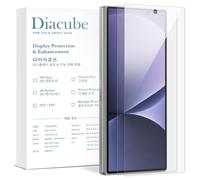 Diacube Paquete de 2 protectores de pantalla ultrafinos de PET 9H para Samsung Galaxy Z Fold 8 (ancho) [pantalla frontal solamente], realmente irrompible, transparente HD, resistente a los arañazos