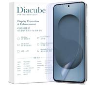 DIACUBE Paquete de 3 protectores de pantalla mate antiluz azul para Samsung Galaxy S Series [compatible con desbloqueo de huellas dactilares], antirreflejos, antihuellas y protección ocular