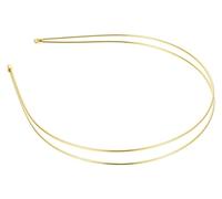 Diadema, 4 piezas Diadema deportiva con aro for la cabeza Diadema de boda Diadema dorada Diademas de doble hilera de metal Diadema doble Diadema de metal delgada