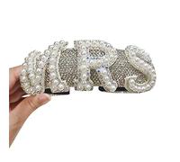 Diadema acolchada para novia con muchas perlas, diadema para concurso de graduación, diadema para novia