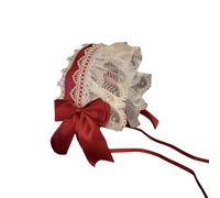 Diadema ajustable para mujer, con encaje y lazo, joyería para entusiastas del cosplay y el estilo punk
