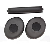 Diadema + Almohadillas Compatible con Auriculares Sennheiser HD218 HD219 HD238 HD228 HD229 HD220 Auriculares de Diadema Orejeras cojín (Negro)