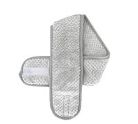 Diadema ancha ajustable antideslizante para yoga, spa, baño, ducha, maquillaje, lavado de cara, cosméticos, accesorios de maquillaje para mujeres (gris)