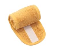 Diadema ancha ajustable para spa, yoga, baño, ducha, maquillaje, lavado facial, accesorios de toalla suave, gorro de ducha (naranja)