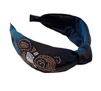Diadema ancha anudada a la moda para el pelo de oso, aro cruzado para diadema ancha, turbante ancho, accesorio para el cabello, diademas con nudo torcido para niñas
