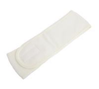 Diadema ancha autoadhesiva para mujer, toalla para yoga, spa, baño, ducha, maquillaje, lavado facial, cosmético, salón de belleza, accesorios de maquillaje (beige)