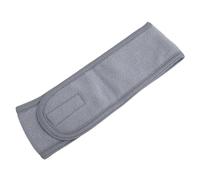 Diadema ancha autoadhesiva para mujer, toalla para yoga, spa, baño, ducha, maquillaje, lavado facial, cosmético, salón de belleza, accesorios de maquillaje (gris)