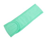 Diadema ancha autoadhesiva para mujer, toalla para yoga, spa, baño, ducha, maquillaje, lavado facial, cosmético, salón de belleza, accesorios de maquillaje (verde)
