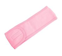 Diadema ancha autoadhesiva para mujer, toalla para yoga, spa, baño, ducha, maquillaje, lavado facial, cosmético, salón de belleza, accesorios de maquillaje (rosa)