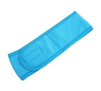 Diadema ancha autoadhesiva para mujer, toalla para yoga, spa, baño, ducha, maquillaje, lavado facial, cosmético, salón de belleza, accesorios de maquillaje (azul)