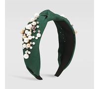 Diadema ancha con diamantes de imitación florales y estrella de mar de girasol, diadema barroca, tocado cruzado central for mujer(27)