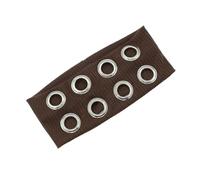 Diadema ancha con ojales metálicos para varios atuendos y bailes callejeros