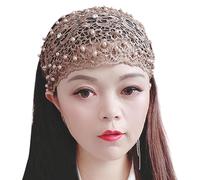 Diadema ancha de encaje - Cinta de encaje floral vintage, ajuste elástico | Turbano para cabello ancho elegante para deportes de gimnasio de yoga, banda suave para cabello fino, pelo para las