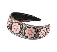 Diadema Ancha,Diademas Anchas para Mujer,Diademas bordadas bohemias para cabello de mujer | Tocado de estilo étnico, accesorios para el cabello de niñas para la mayoría de los peinados