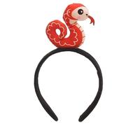 Diadema Año De La Serpiente - Para El Cabello Para Disfraces, Banda Para El Cabello Para Niñas, Diadema De Felpa Con Animales Creativos | Cabello De Disfraz 2025, Ac