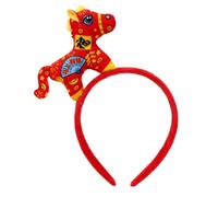 Diadema Año Del Caballo | Tocado De Peluche Caballo | Diadema Para El Pelo Con Forma De Muñeca Animal - Para Eventos Diversos Como Deseos Año Nuevo Chino Foto Familia Espectáculos Fiestas Temáticas Y