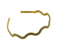 Diadema antideslizante con cuadrícula geométrica ondulada de color caramelo for mujeres y niñas, accesorios for el cabello, tocados(Army green)
