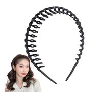 Diadema Antideslizante con Púas - Diademas Onduladas De Resina Antideslizantes Con Púas,Accesorios de Moda para Deporte, Hogar y Viaje