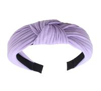 Diadema anudada para mujer, estética, ancha, informal, de tela, diseño de punto, para uso diario