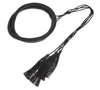 Diadema Árabe para Hombre de Lana Negra 58cm, Diseño Único | Hecho a Mano, Tacto Agradable y Estilo Sofisticado, Accesorio Versátil para Dubái y Uso Exterior