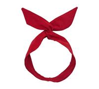 Diadema, banda for el cabello, aro ancho for el cabello, diademas con nudos cruzados con orejas de conejo, estilo clásico, diadema for el cuidado de la piel, accesorios con nudos retorcidos(Red)