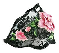 Diadema bordada de estilo étnico, diadema de verano for mujer, paquete de pelo retro de ala ancha, horquilla for la cabeza (color: A, tamaño: talla única)
