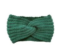Diadema Calentadora de Orejas 1 diadema trenzada de punto vintage, cálida y elegante for otoño e invierno, perfecta for uso diario en la calle Para deportes(Green)