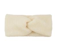 Diadema Calentadora De Orejas Bandas for el cabello de Color sólido for mujer y niña, diademas tejidas, turbante cruzado Vintage, accesorios for el cabello calentadores de orejas(WHITE)