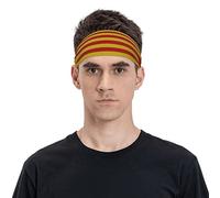 Diadema con bandera de Cataluña para hombres y mujeres, banda deportiva para viajes, yoga, fitness, ciclismo, baloncesto, fútbol, ejercicio, diademas que absorben la humedad