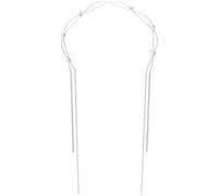 LVUNZJCA Diadema con Borlas Accesorios for el cabello con tocado de princesa con borlas y diamantes de imitación for mujer Tocado para Mujer