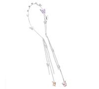 Diadema con Borlas Diadema con borlas de diamantes de imitación, accesorios for el cabello de boda nupcial Tocado para Mujer