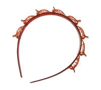 Diadema con clip - Diadema con clip para el pelo | Peine , clip de ABS, cinta para el pelo para mujer, pinza para el pelo de doble poni, corto y largo