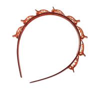 Diadema con clips, clip de diadema para mujeres | Cadena de cabello diademas para mujeres,Weave Bangs Hairstyle Herramienta de cabello dentado para giros en capas de trenza Trabajo de viaje en casa To