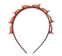 Diadema con clips, clip de diadema para mujeres, Peinado de cabello diadema para mujeres, Weave Bangs Hairstyle Herramienta de cabello dentado para giros en capas de trenza Trabajo de viaje en casa To