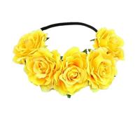 Diadema con corona de flores artificiales Diadema con corona Floral Artificial, accesorios for el cabello fiesta de damas honor for mujer Multicolor(Color9)