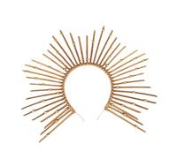 Diadema Con Corona Gótica De Lolita, Tocado Barroco Vintage De Iglesia De María, Piezas For Hacer Tú Mismo para Diversas Ocasiones(13)