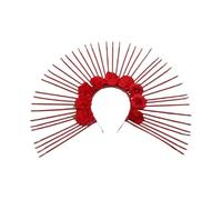 Diadema Con Corona Gótica De Lolita, Tocado Barroco Vintage De Iglesia De María, Piezas For Hacer Tú Mismo para Diversas Ocasiones(2)