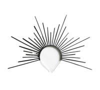 Diadema Con Corona Gótica De Lolita, Tocado Barroco Vintage Iglesia María, Piezas For Hacer Tú Mismo Adecuadas Para Muchas Ocasiones(8)