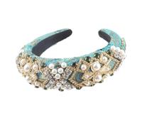 Diadema con cuentas de diamantes de imitación para mujer, accesorios para el cabello, joyería AY11-EN8