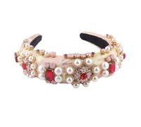 Diadema con cuentas de diamantes de imitación para mujer, accesorios para el pelo, joyería AY16-pnnrk