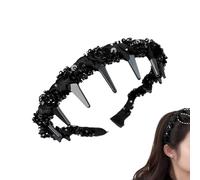 Diadema con Cuentas para Mujeres - de Cabeza para Novias - Diadema Decorativa con Cuentas para Mujeres, Niñas, Madres en Bodas, Festivales, Eventos Culturales, Oficina, Viaje y Compras