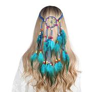 Diadema con decoración étnica para atrapasueños para niñas, festival, Halloween