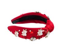 Diadema con diamantes de imitación de San Valentín,Diadema anudada con diamantes de imitación,Diadema de adornada con diamantes de imitación | Accesorio para el cabello para pareja, novia, hermana, es