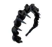 Diadema con dientes, diadema antideslizante con dientes, transpirable para la escuela al aire libre viaje casa