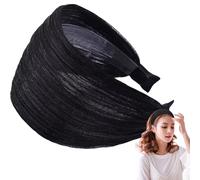 Diadema con dientes diademas anchas con dientes bandas para el cabello extra anchas de 8.1 cm para mujer diademas de encaje transpirables accesorios elásticos para el cabello.