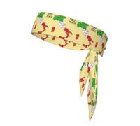 Diadema con diseño de mapa regional de Italia con estampado a color, corbata de karate ninja, bandas atléticas, banda de entrenamiento que absorbe el sudor
