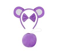 Diadema con diseño de orejas de oso a la moda, cómoda y ajustable, para niñas, en varios colores