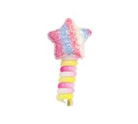Diadema con espirales para el pelo, diseño de estrella, para niña pequeña, soporte elástico para coleta, accesorios de peinado