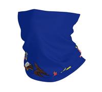 Diadema con estampado de bandera del estado de Dakota del Norte, bandana deportiva para el cuello, bufanda para el cuello, cubierta facial para ciclismo y correr